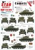 Star Decals 72-A1074 Comets. British A34 Comet in WW2 and Cold War service. 1/72